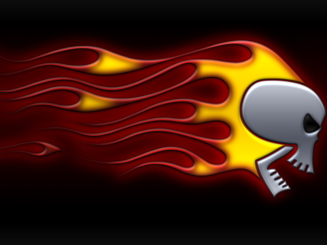 Череп в огне