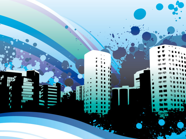 Векторный город