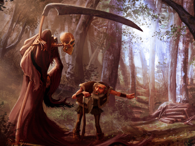 Смерть и нищий