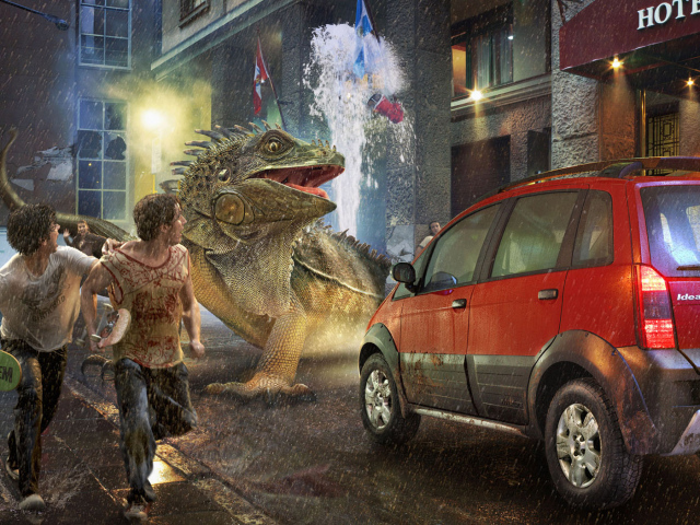 Гигантская ящерица