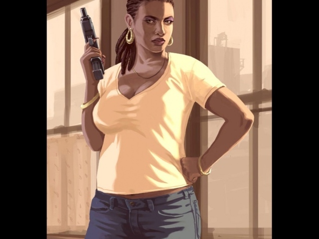 Телка из игры gta 4