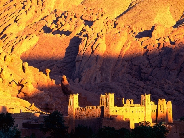 Руины Касбах / Ущелье Дадес / Марокко / Африка