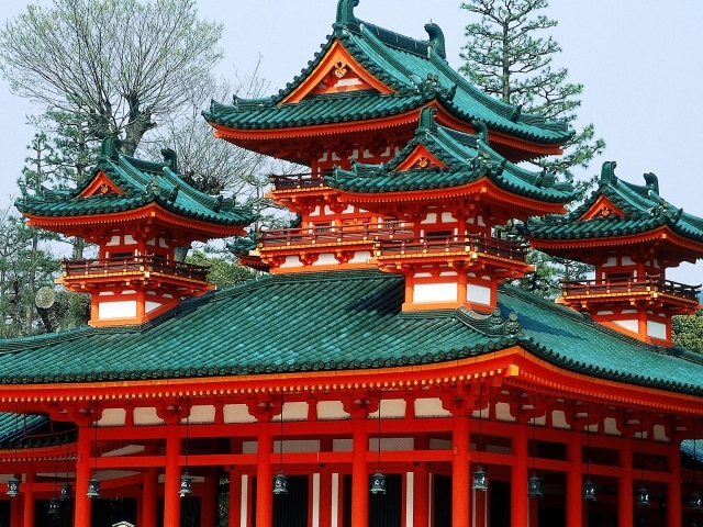 Святыня Heian, Киото, Япония