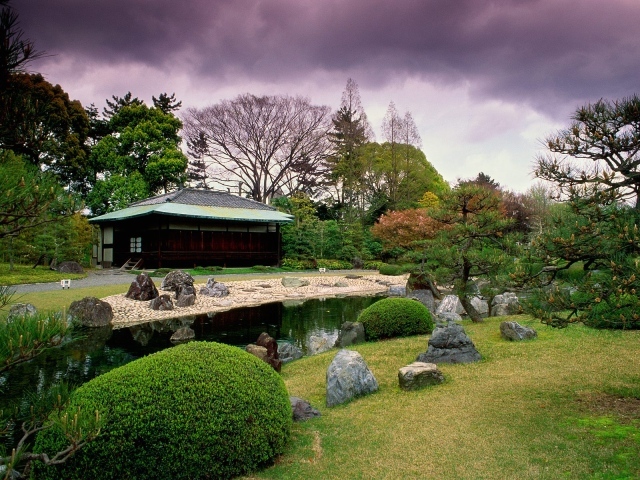 Сад Seiryuen, Замок Nijo, Япония