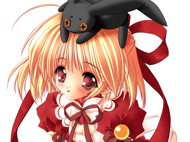 Девочка с зайчиком