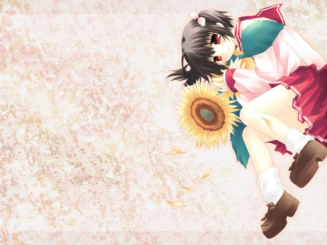 Девушка с подсолнухом