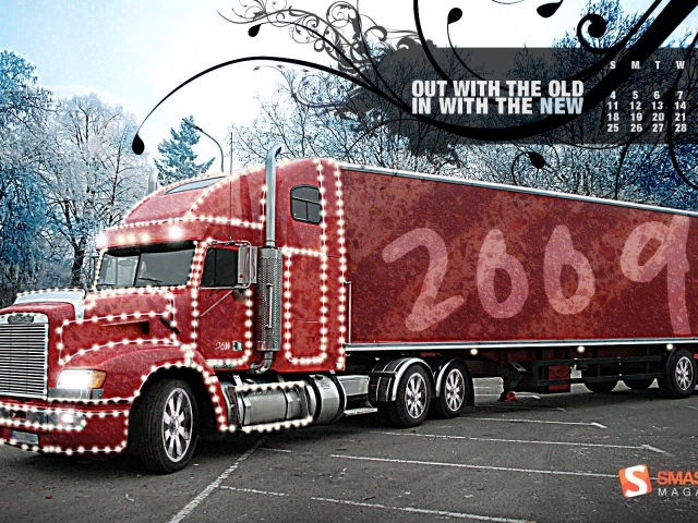 Новогодний фургон