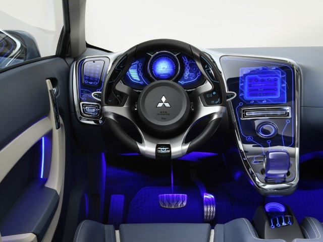 Салон автомобиля Mitsubishi