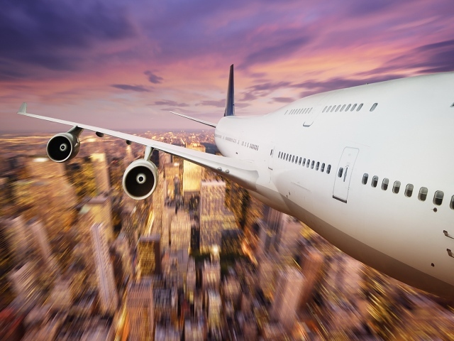 Полет над городом