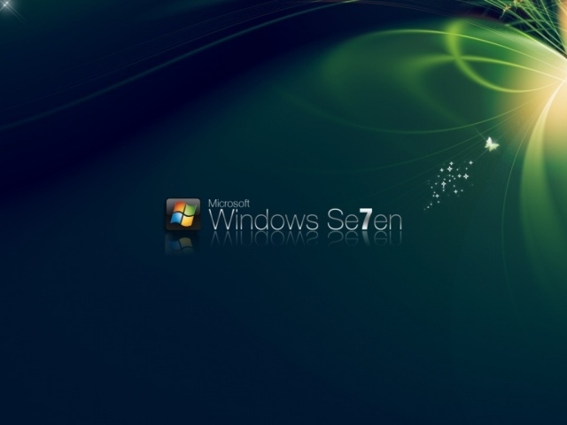 Windows 7 / бабочка