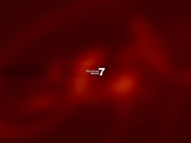 Windows 7 красный