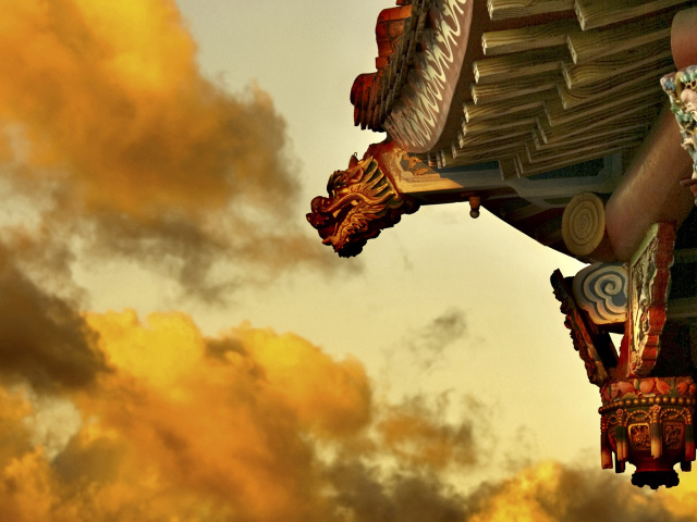 Декор в виде дракона