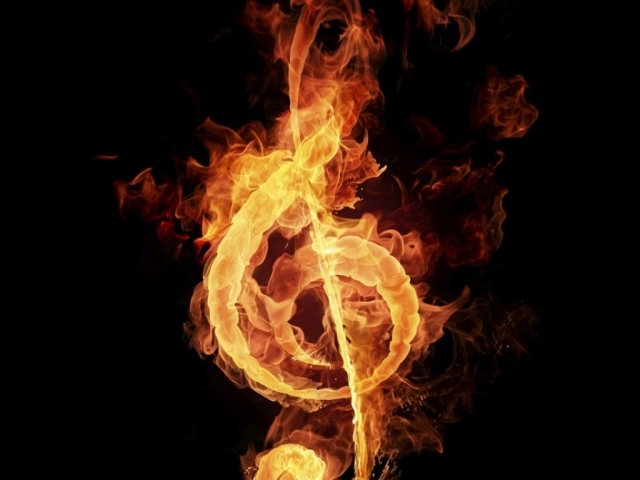 Огненный скрипичный ключ