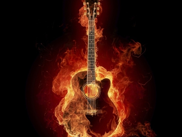 Гитара в огне