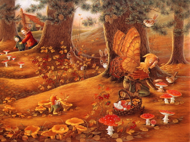 Веселые грибы