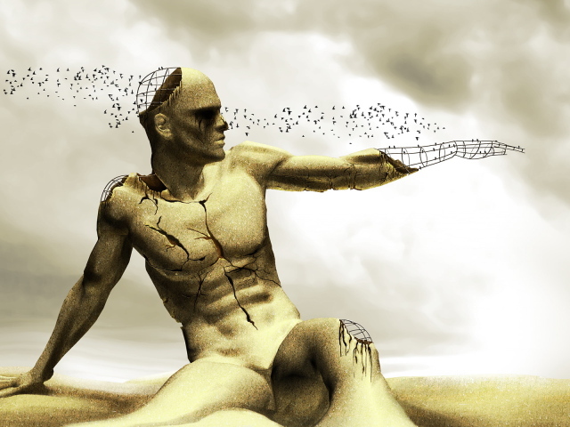 Человек из песка