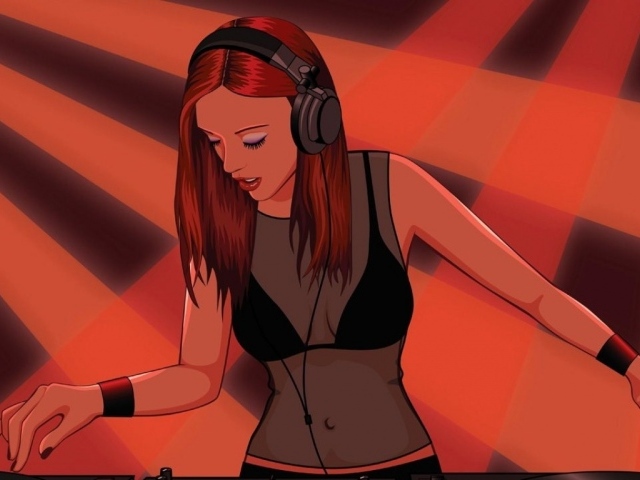 Девушка DJ
