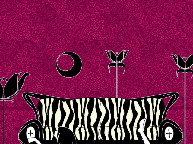 Девушка на ковре