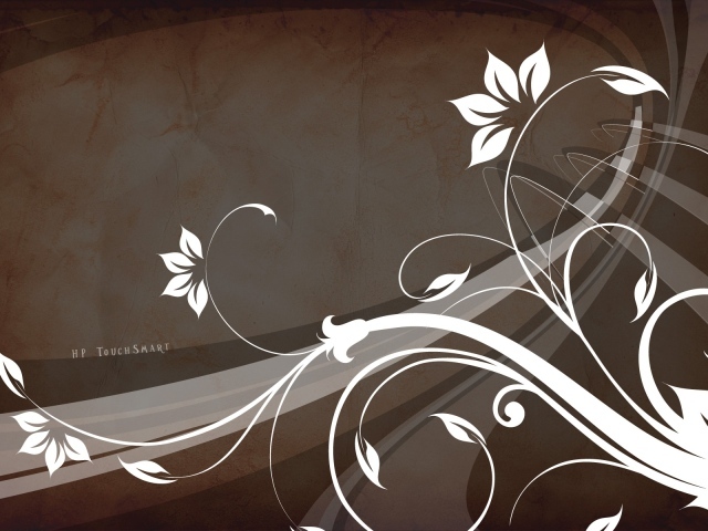 Роспись на сером фоне