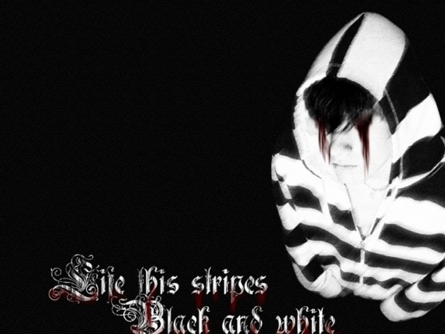 Эмо Черный и белый