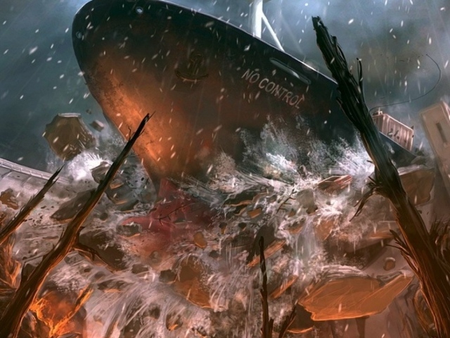 Разрушение плотины