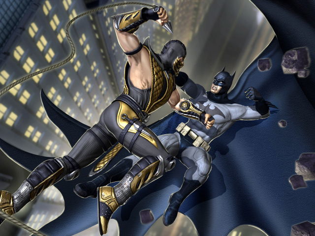 DC Universe Скорпион против Бэтмена