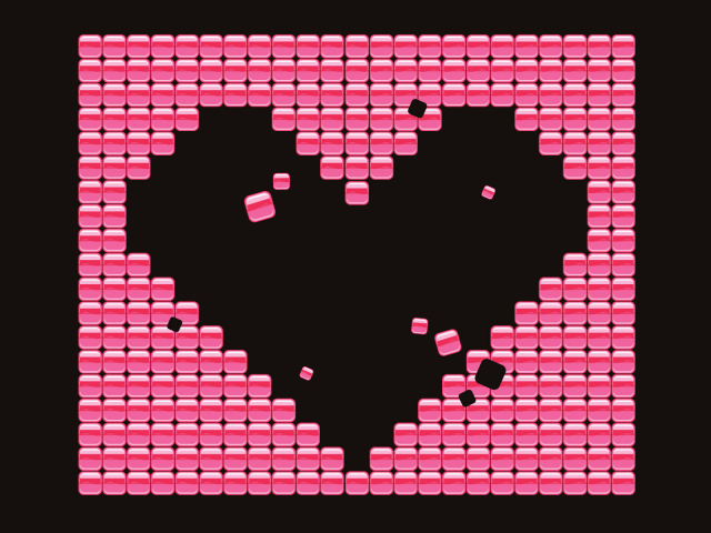 Сердце мозаика