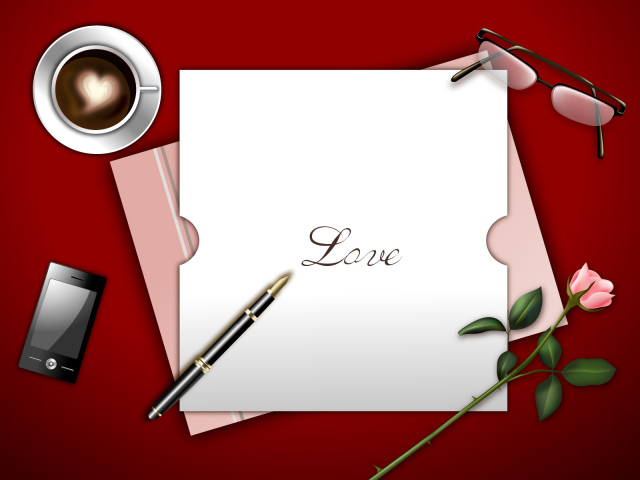 Любовное письмо на День Святого Валентина
