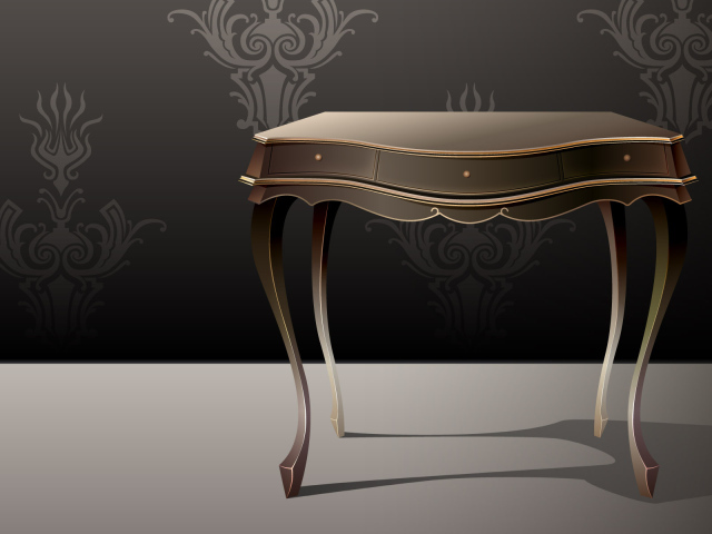 Деревянный столик