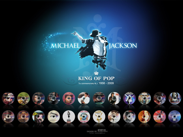 Майкл Джексон Синяя тема