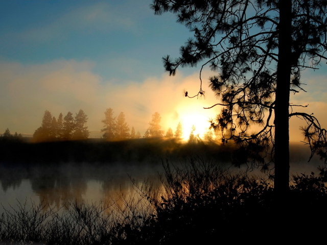 Красивый закат