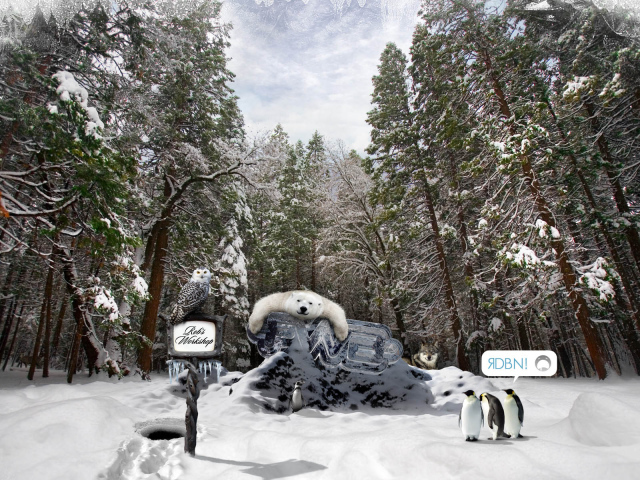 Зимний креатив