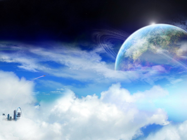 Город под облаками