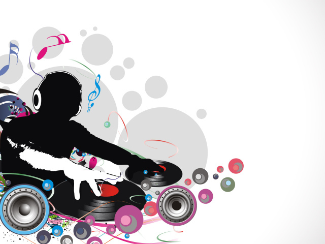 ДиДжей за работой