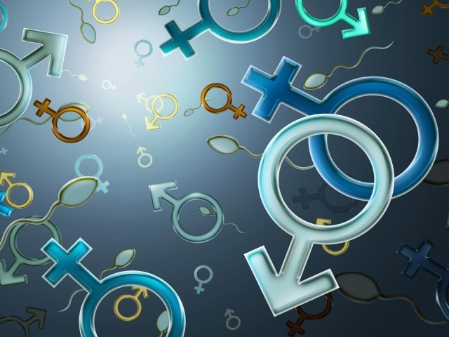 Мужской и женские знаки