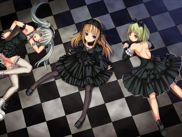 Клетчатый пол