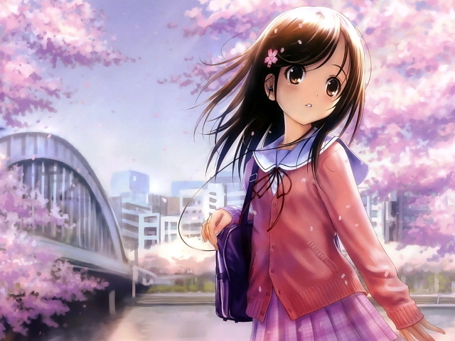 Девочка-школьница