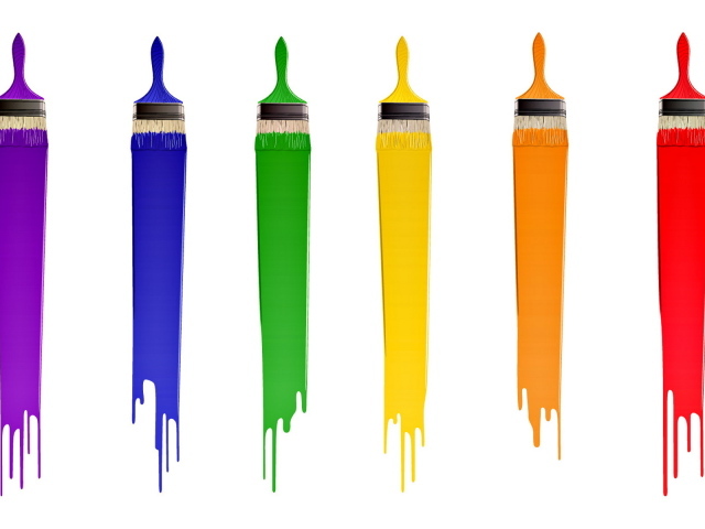 Разноцветные кисти