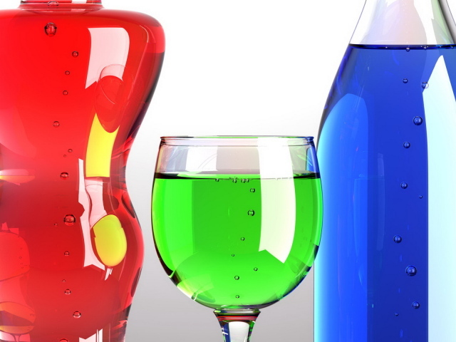 Разноцветные жидкости