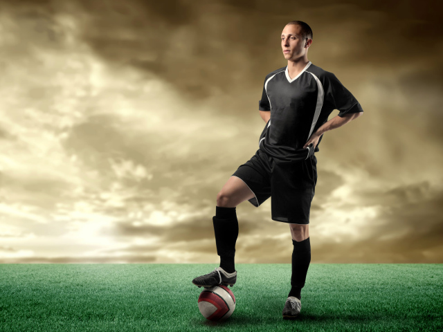 Игрок в футбол ЮАР 2010