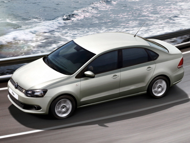 Фольксваген Поло в движении
