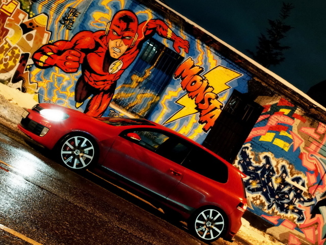 Volkswagen Golf GTI на улицах города