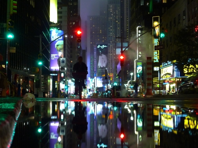 Огни ночного города