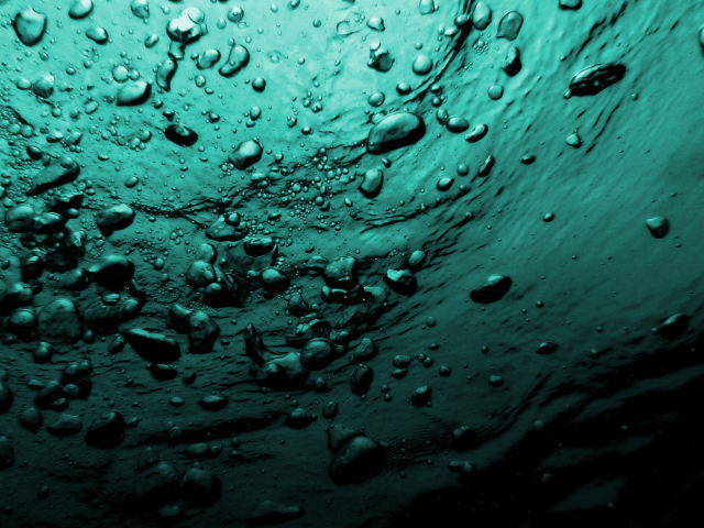 Пузыри воздуха в воде