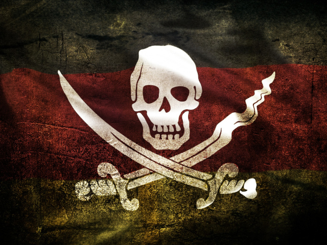 Череп и сабли Пиратский флаг
