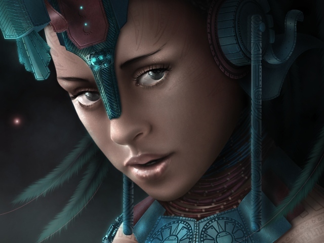 Девушка племени Майя