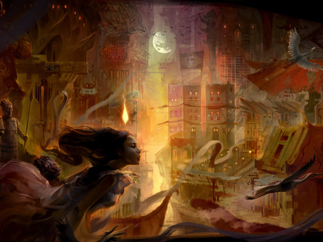 Ночной Шанхай