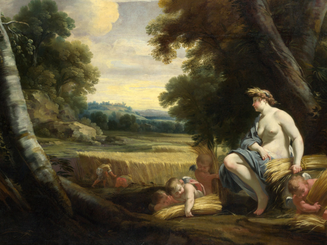 Живопись Дети на поле