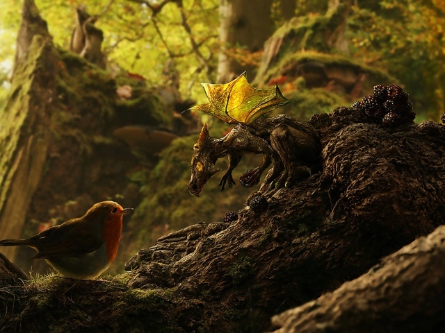 Птица и дракон