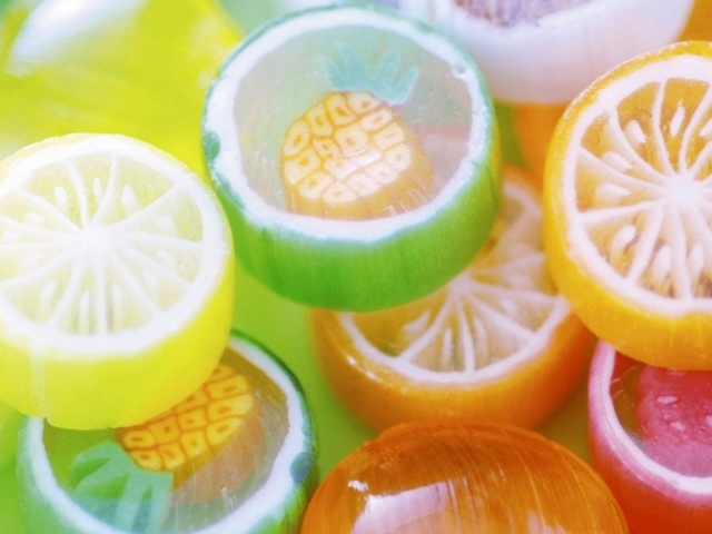 Разноцветная карамель